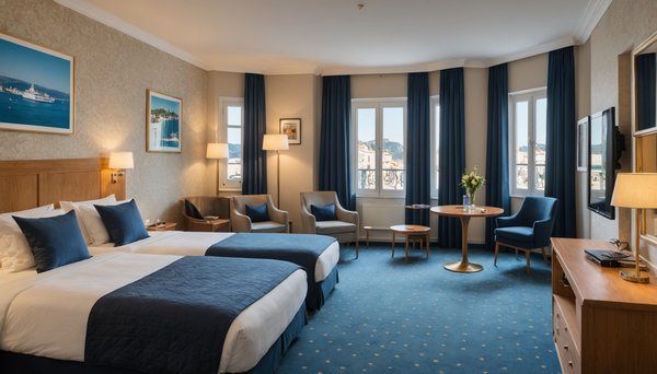 Équipements et services des chambres à l'Hôtel Le Méditerranée pour un séjour parfait