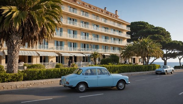 Localisation précise de l'hôtel le méditerranée en bord de mer : accès et transports